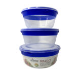 Lavenna Ringo Food Container Blue 3In1