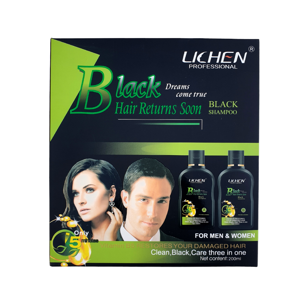 Lichen Hair Colour Black Shampoo 400 Ml Lichen Hair Colour Black Shampoo 400 Ml