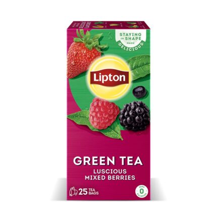 Lipton Green Tea Luscious Mixed Berries Tea Bag 25-Pack