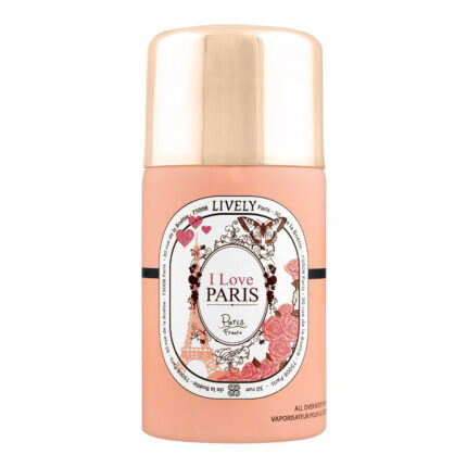 Lively Body Spray I Love Paris For Men 250Ml