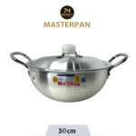 Master Pan Silver Steel Karahi 30Cm
