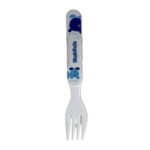 Melamine Fork Bluewhale White & Blue (0182)