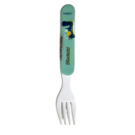 Melamine Fork Dinosaur See Green (0187)