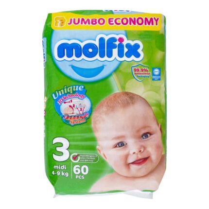 Molfix Diaper 3 Midi 4-9Kg 56Pcs