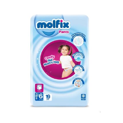 Molfix Diaper Pants Extra Large 15+Kg No.6 19Pcs
