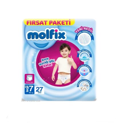 Molfix Diaper Pants Xx Large 19+Kg No.7 27Pcs