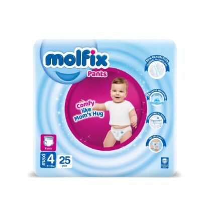 Molfix Diaper Pants Maxi 9-14Kg No.4 25Pcs