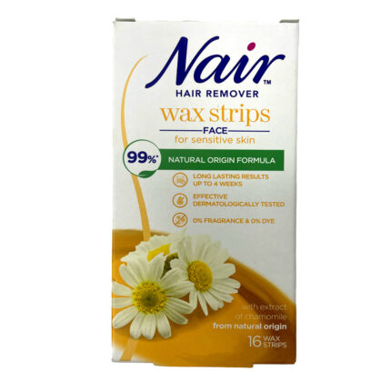 Nair Hair Removing Wax Strips For Face 16Strips