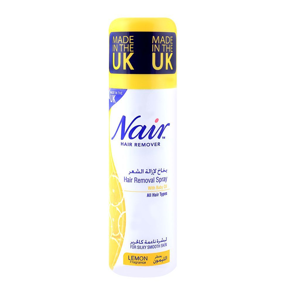 Nair Lemon Silky Smooth Skin Hair Removal Spray 200Ml Nair Lemon Silky Smooth Skin Hair Removal Spray 200Ml