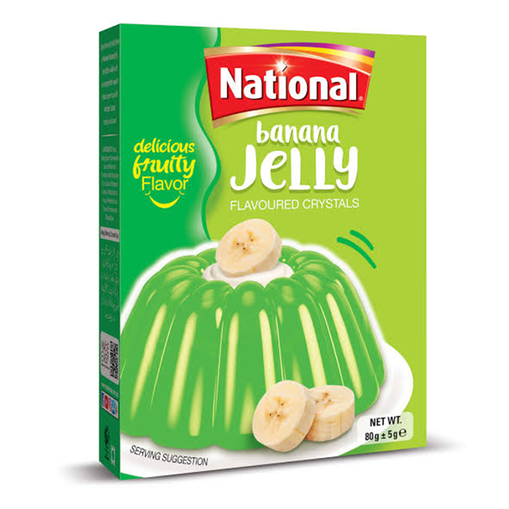 National Jelly Banana 80Gm National Jelly Banana 80Gm