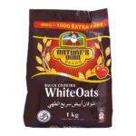 Natures Own White Oats 1 KG Pouch