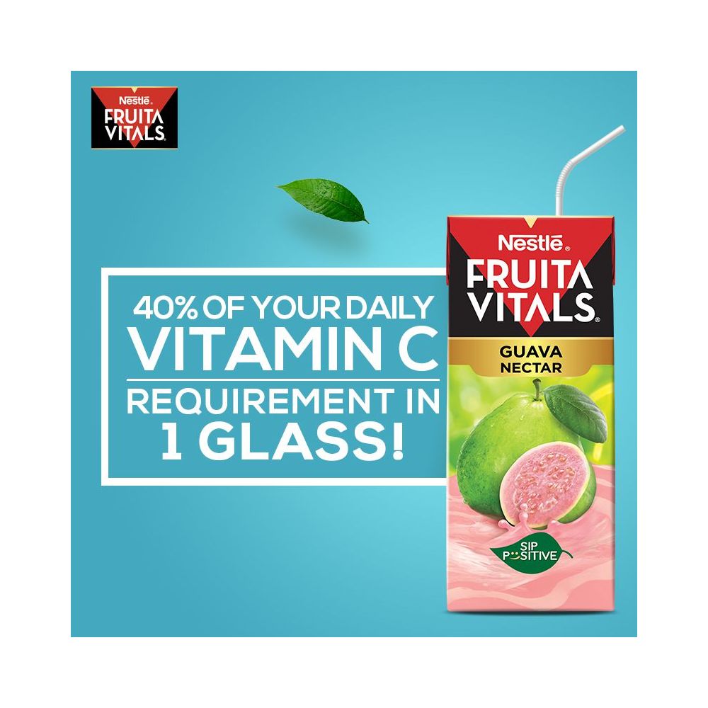 Nestle Fruita Vitals Guava Fruit Nectar 200Ml Nestle Fruita Vitals Guava Fruit Nectar 200Ml