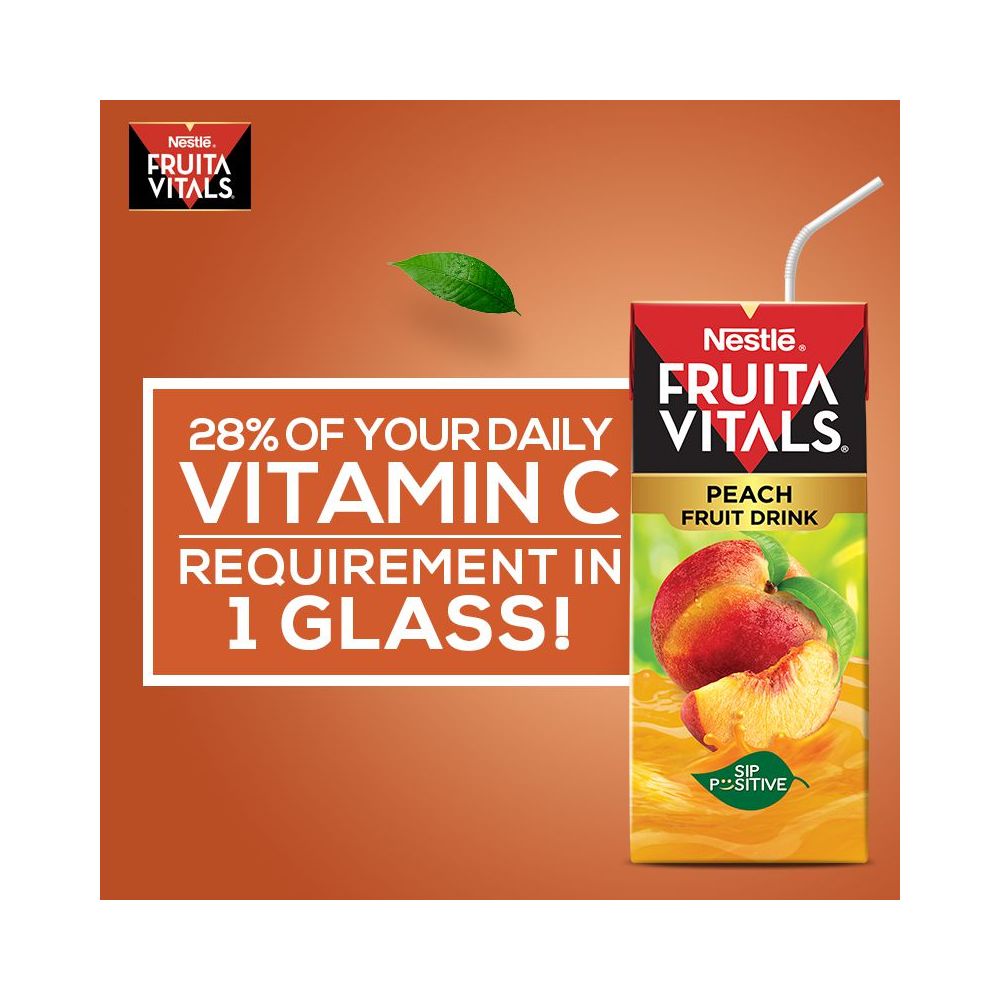 Nestle Fruita Vitals Peach Fruit Nectar 200Ml Nestle Fruita Vitals Peach Fruit Nectar 200Ml