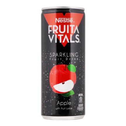 Nestle Fruita Vitals Sparkling Apple Juice Can 250Ml