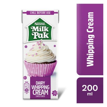 Nestle Milkpak Dairy Whipping Cream Sweetened 200ml