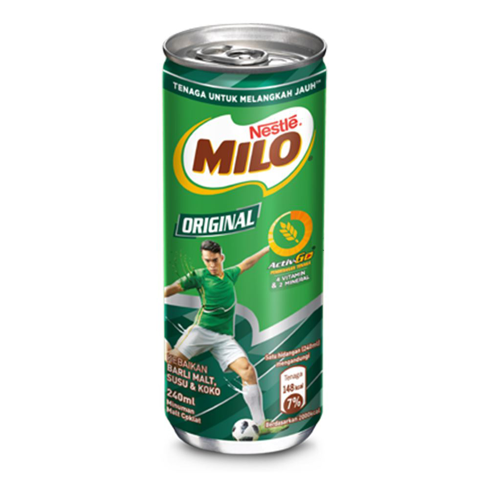Nestle Milo Orignal Tin 240Ml Nestle Milo Orignal Tin 240Ml