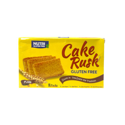 Nutri Cake Rusk Gluten Free Plain 8P