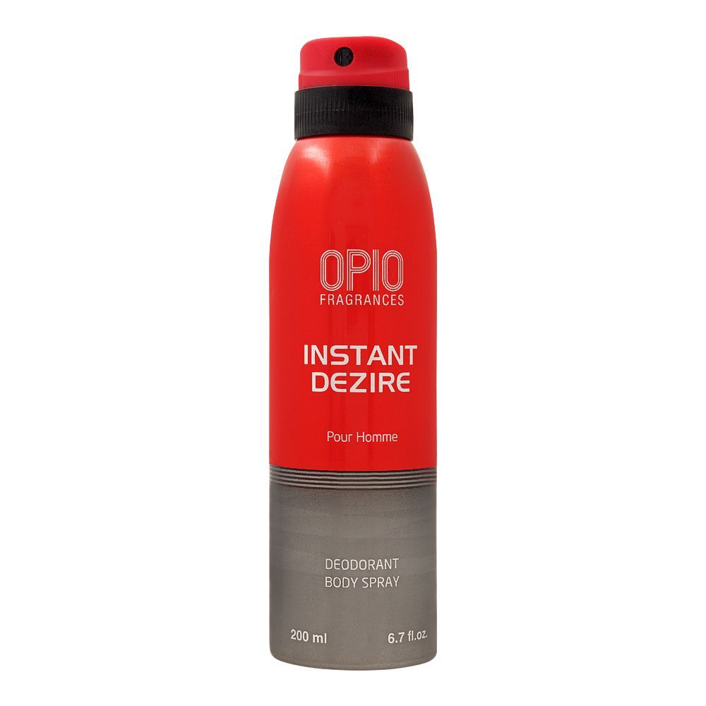 Opio Instant Dezire Deodorant Body Spray For Men 200Ml Opio Instant Dezire Deodorant Body Spray For Men 200Ml
