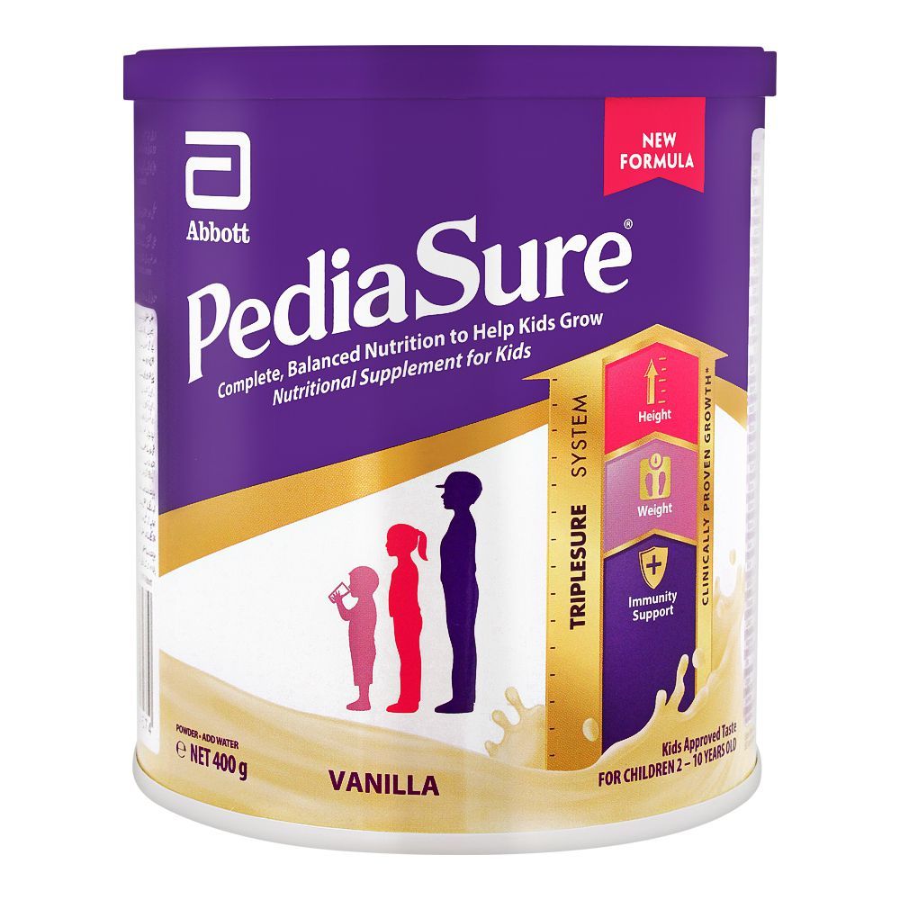 Pediasure Triplesure System Vanilla Flavour 400G Pediasure Triplesure System Vanilla Flavour 400G