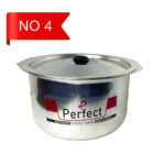 Perfect Silver Steel Patila No.4
