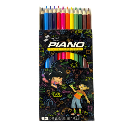 Piano Premium Colour Pencils 12Pcs (4158)
