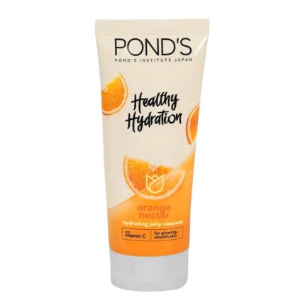 Pond`S Healthy Hydration Orange Nectar Hydrating Jelly Cleanser For Glowing_Smooth Skin 100G