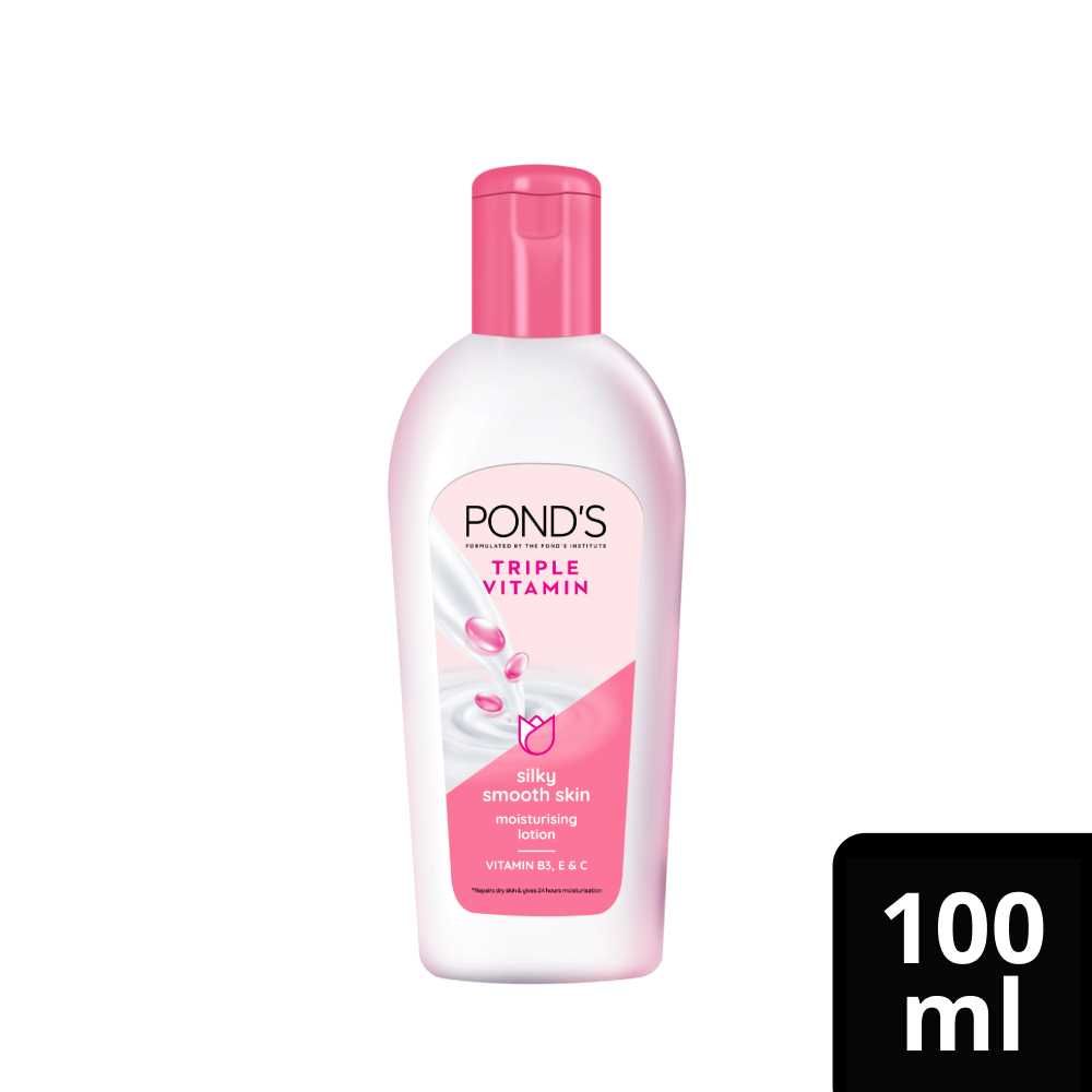Pond`S Triple Vitamin Moisturizing Lotion Silky Smooth Skin 100Ml Pond`S Triple Vitamin Moisturizing Lotion Silky Smooth Skin 100Ml