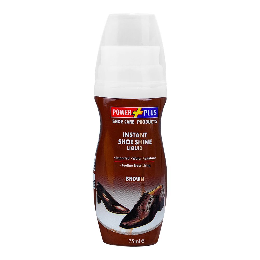 Power Plus Brown Shoe Polish Liquid 75ml Power Plus Brown Shoe Polish Liquid 75ml