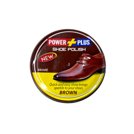 Power Plus Shoe Polish Brown 44Ml
