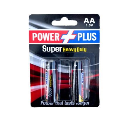 Power Plus Super Heavy Duty Cell Aa 1.5V 2Pcs