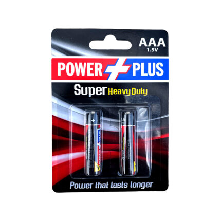 Power Plus Super Heavy Duty Cell Aaa 1.5V 2Pcs