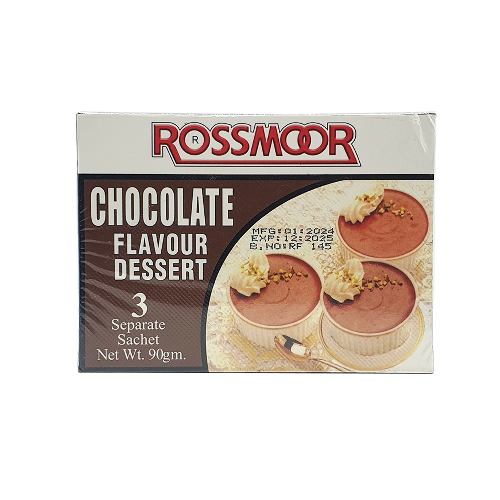 Rossmoor Chocolate Flavour Dessert 90G Rossmoor Chocolate Flavour Dessert 90G