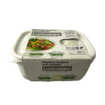 Rainbow Lustroware Streaming Container With Colander C300z