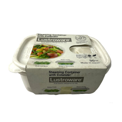 Rainbow Lustroware Streaming Container With Colander C300z
