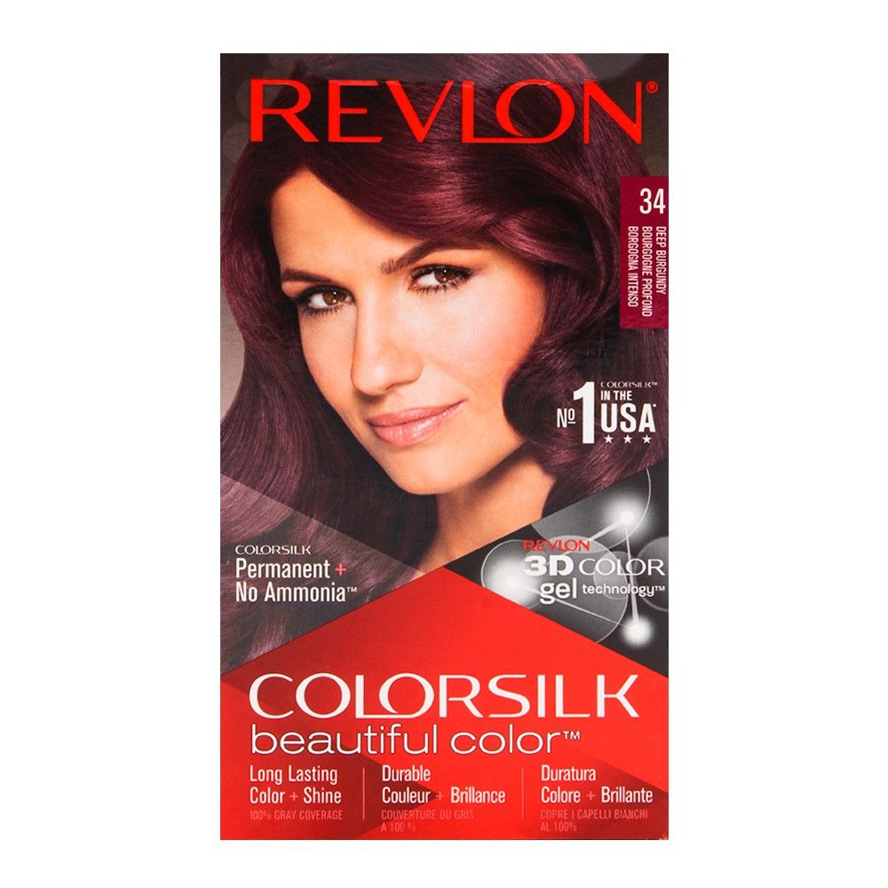 Revlon Colorsilk Deep Burgundy Hair Color 34 Revlon Colorsilk Deep Burgundy Hair Color 34