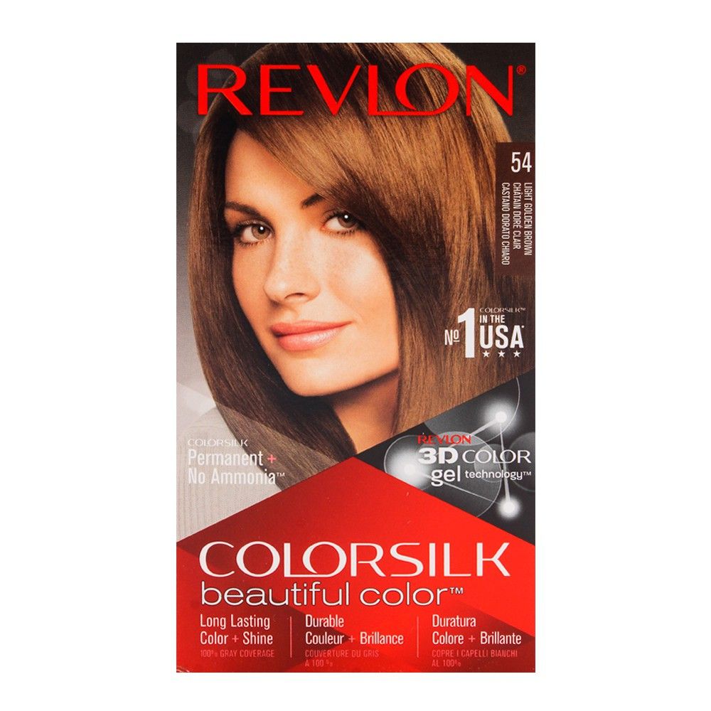 Revlon Colorsilk Light Golden Brown Hair Color 54 Revlon Colorsilk Light Golden Brown Hair Color 54
