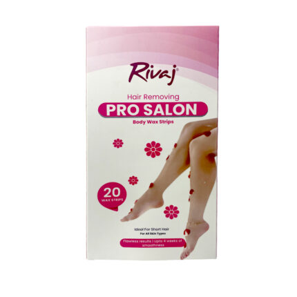 Rivaj Hair Removing Pro Salon Body Wax Strips 20Pcs
