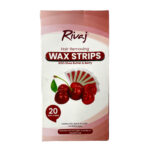 Rivaj Hair Removing Wax Strips With Shea Butter And Berry 20Pcs