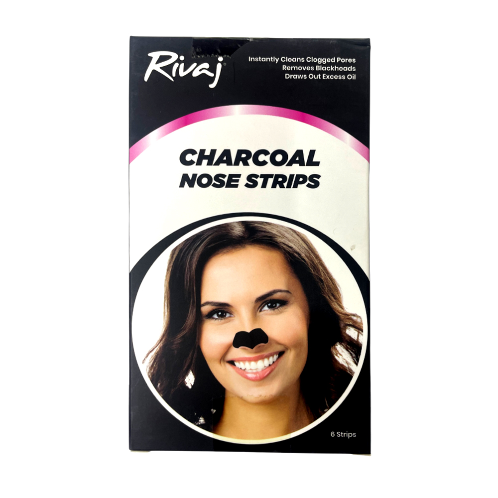 Rivaj Nose Strips Charcoal 6 Pc Rivaj Nose Strips Charcoal 6 Pc