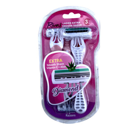 Rivaj Smooth Razor Diamond 3 Blade 4Pcs