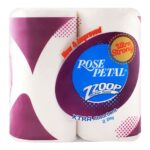 Rose Petal Kitchen Towel Tissue Roll Twin Pack