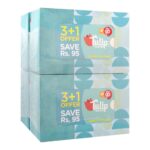 Rose Petal Tulip Pop-Up Tissue 3+1 Offer Pack