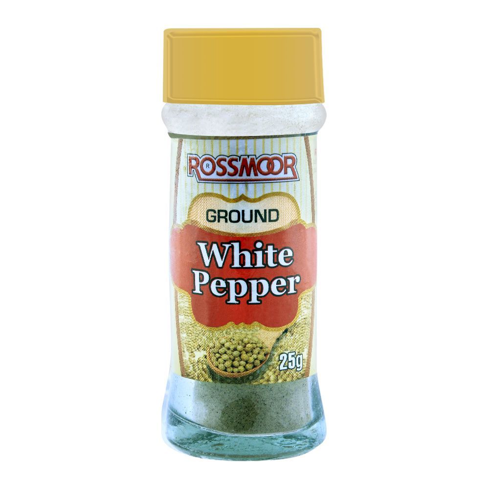 Rossmorr Ground White Pepper Bottle 28g Rossmorr Ground White Pepper Bottle 28g