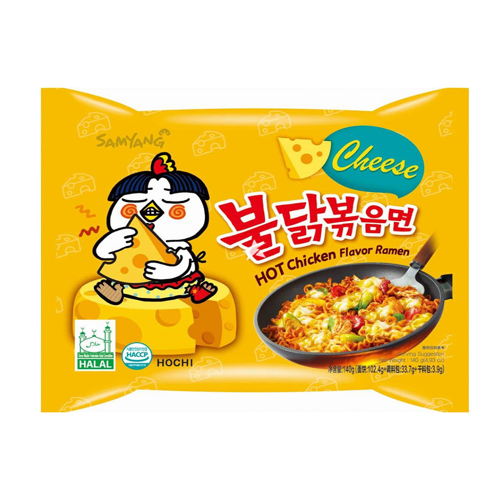 Samyang Buldak Cheese Hot Chicken Ramen Noodle 140G Samyang Buldak Cheese Hot Chicken Ramen Noodle 140G