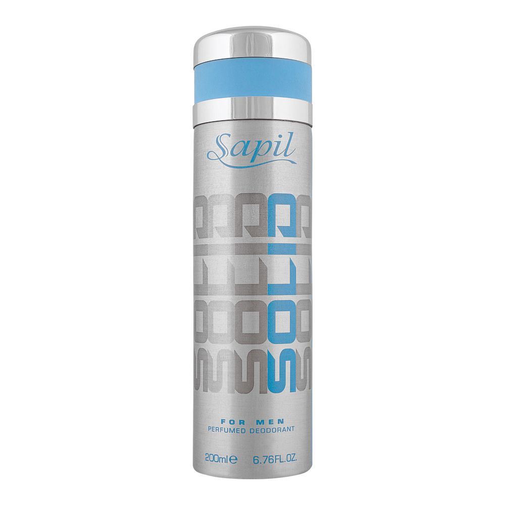 Sapil Solid Silver For Men Deodorant Spray 200Ml Sapil Solid Silver For Men Deodorant Spray 200Ml