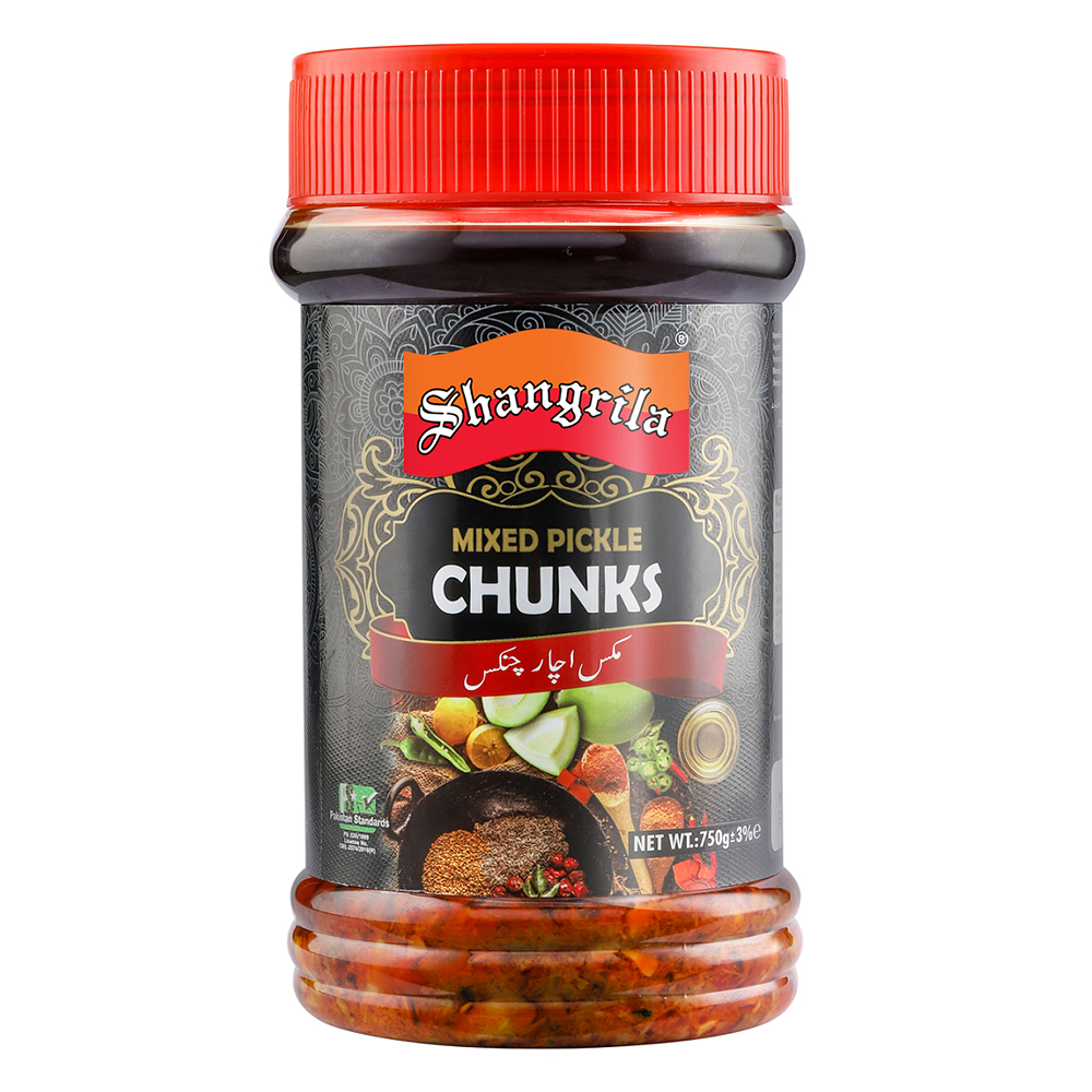 Shangrila Mixed Pickle Chunks 750G Shangrila Mixed Pickle Chunks 750G
