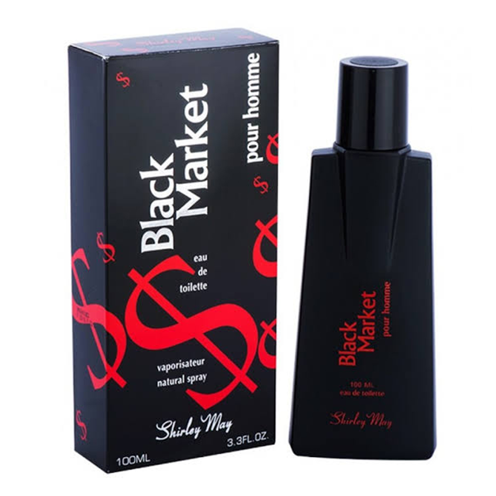 Shirley May Eau De Toilette Black Market For Men 100Ml Shirley May Eau De Toilette Black Market For Men 100Ml