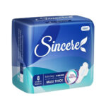 Sincere Maxi Thick Extra Long Sanitary Napkins 8-Pack