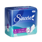 Sincere Maxi Thick Long Sanitary Napkins 9-Pack