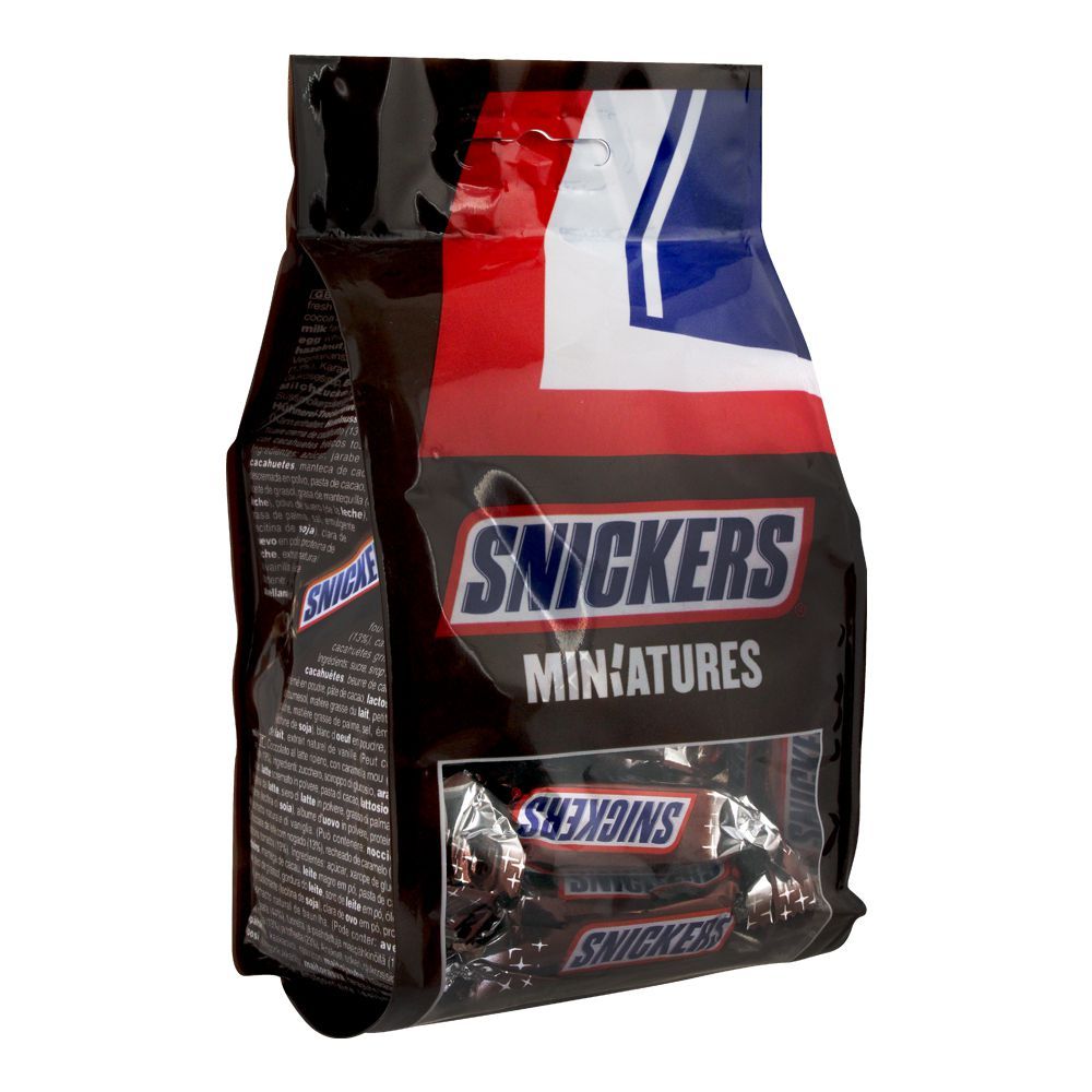 Snickers Miniatures Chocolate Pouch 220G Snickers Miniatures Chocolate Pouch 220G